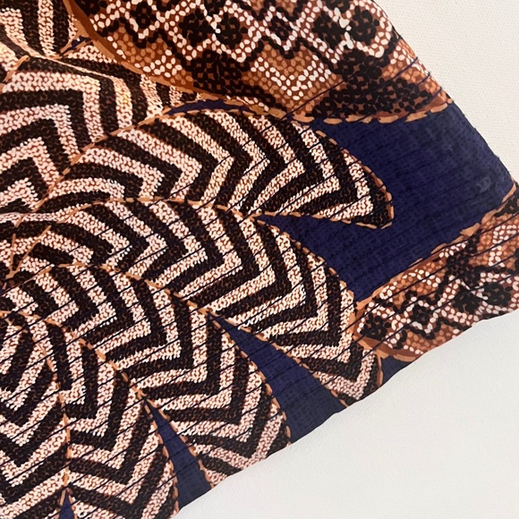 Farm Rio Yawanawa Vanahu Organic Cotton Mini Dress XS EUC #resortstyle - Picture 5 of 10